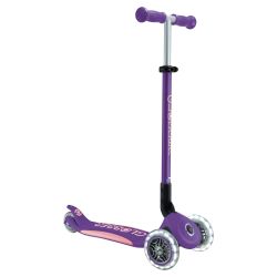 Globber Primo Foldable Plus Lights Paars