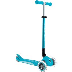 Globber Primo Foldable Plus Lights Aqua