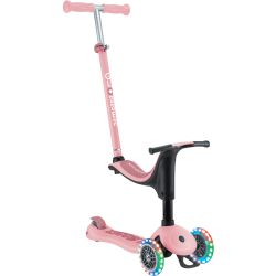 Globber Go Up Sporty Lights Pastel Pink