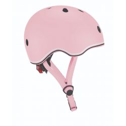 Globber casque Go up avec lumières LED en rose pastel