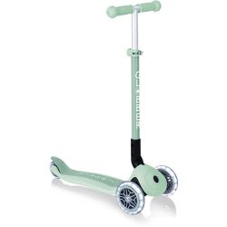 Globber Primo ECO foldable lights step in Pistachio