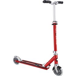 Globber Flow Element Lights Chrome Red