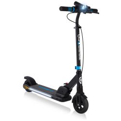 Globber Elektrische step One K E14 in zwart/blauw