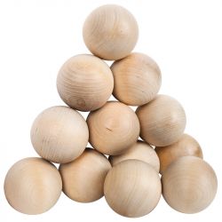 Blue Sports Swedish Wood Stickhandling ball