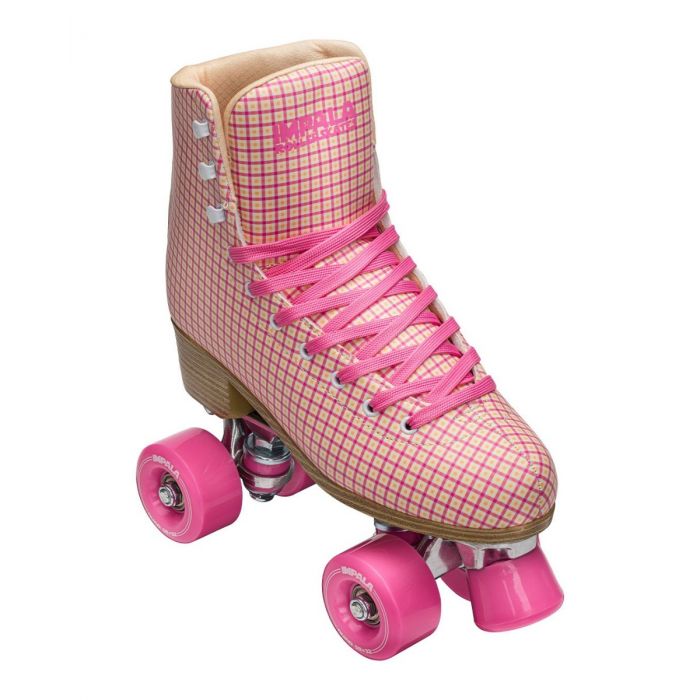 D.w.z voordat mechanisch Impala Quad Roller Rolschaats in Roze Geruit online kopen? | SkateTown.be