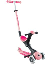 Globber Go Up Deluxe Flash Lights Pastel Pink