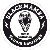 Blackmamba Gold Titanium bearings