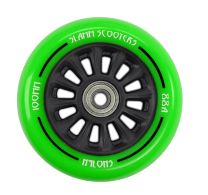 Slamm Nycore 110mm Nylon Stuntstep Wiel in Groen met Zwarte Kern