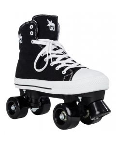 Rookie Canvas High Rollerskate in Zwart