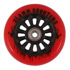 Slamm Nycore 100mm Nylon Stuntstep Wiel in Rood met Zwarte Kern