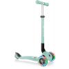 Globber Primo Scooter pliable avec lumieres en bleu clair