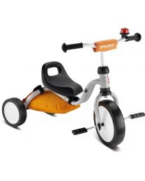 PUKY "FITSCH" tricycle pour en fants de 1,5 ans en Argent en  orange