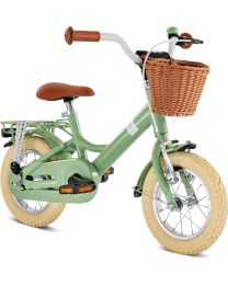 Puky 12" Kinderfiets Youke in Retro Groen