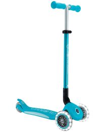 Globber Primo Foldable Plus Lights Aqua