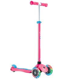 Globber Primo Plus Lights Fuchsia