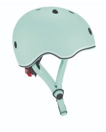 Globber Helm Go up met Lichtjes in Pastel Groen