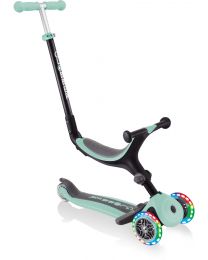 Globber Go up Foldable kinderstep "4 in 1" met lichtjes  in Pastel Groen