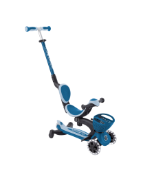 Globber Go Up Baby Learn 360 en bleu foncé