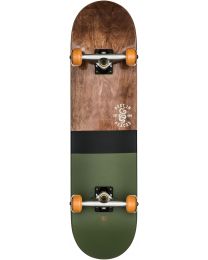 Globe G2 Half Dip 8&quot; Complete Skateboard in Dark Maple en Hunter Green